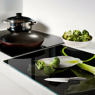 Tabla de cocina Lirio sobre fondo negro