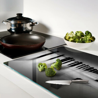 Tabla de cocina El muelle en blanco y negro