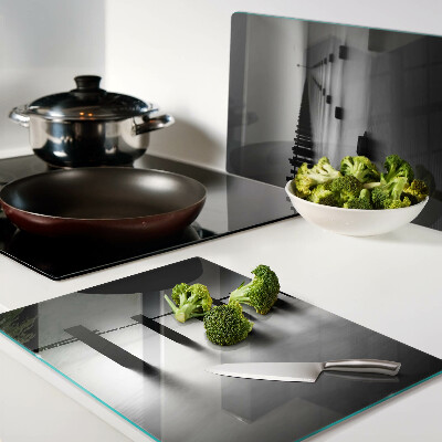 Tabla de cocina El muelle en blanco y negro