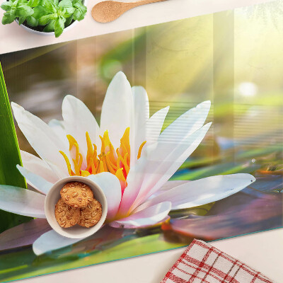 Tabla de cocina Nenúfar a la luz del sol