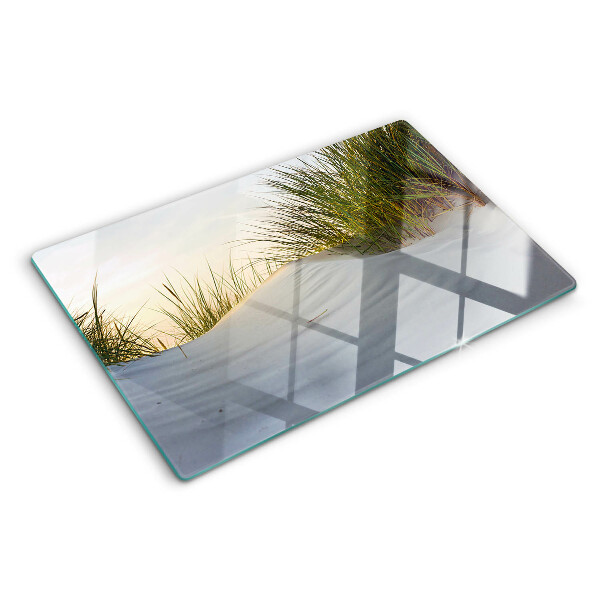 Tabla para cortar Hierba verde contra el cielo