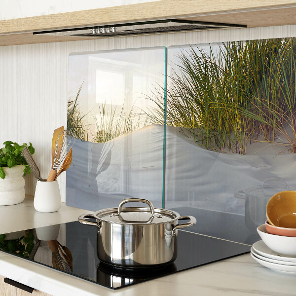 Tabla para cortar Hierba verde contra el cielo