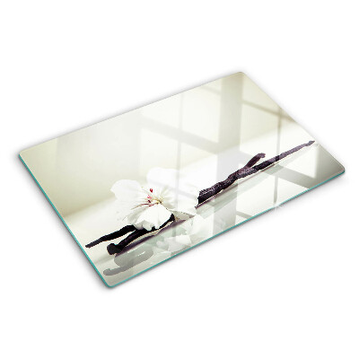 Tabla de cocina Una flor en una rama