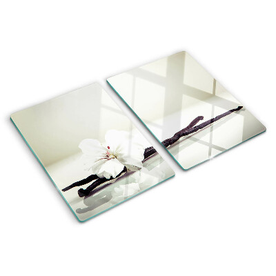 Tabla de cocina Una flor en una rama