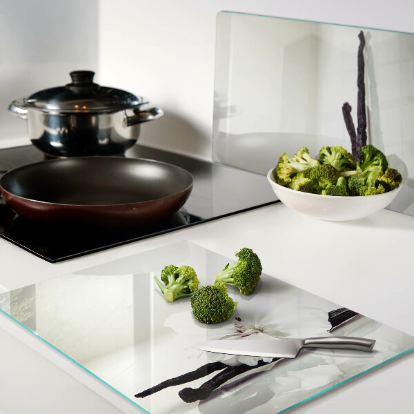 Tabla de cocina Una flor en una rama