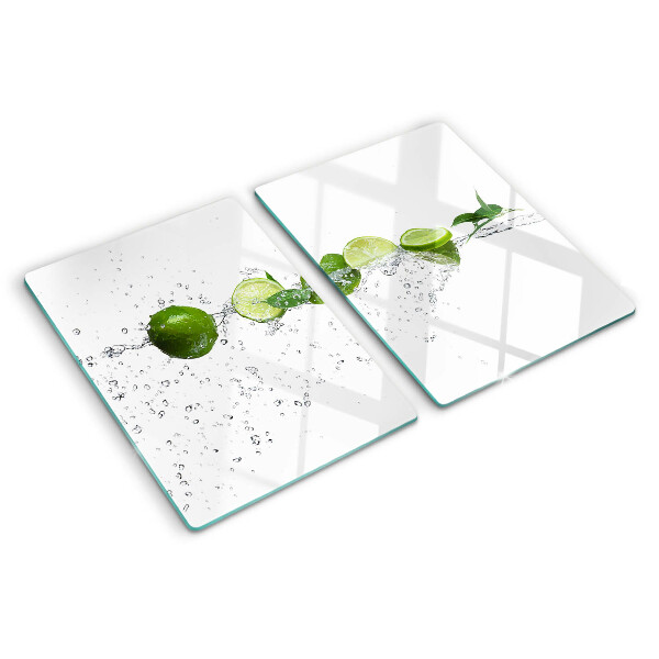 Tabla de cortar Limones en agua