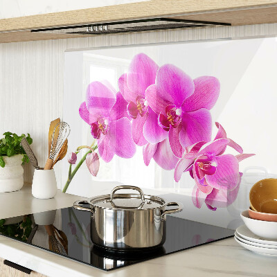 Tabla para cortar Orquídeas en tonos rosas