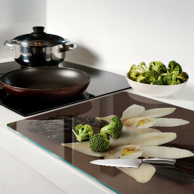 Tabla de cocina Orquídeas y vainas de vainilla