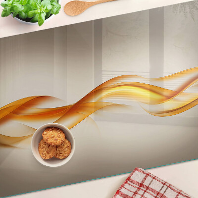 Tabla para cortar Ondas en tonos dorados