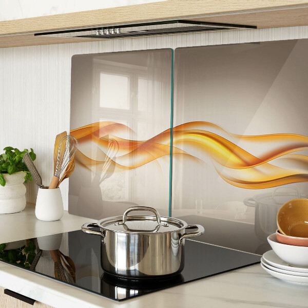 Tabla para cortar Ondas en tonos dorados