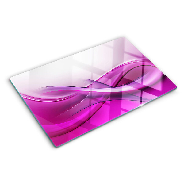 Tabla de cocina Ondas en tonos rosa