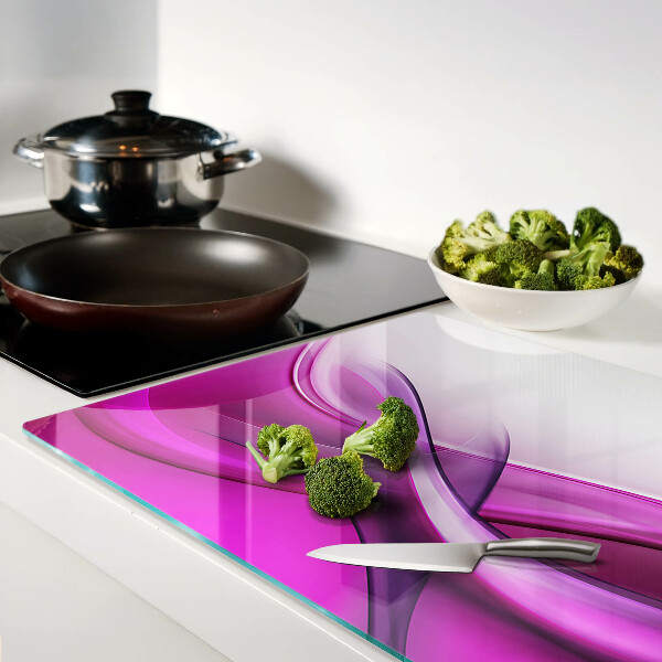 Tabla de cocina Ondas en tonos rosa