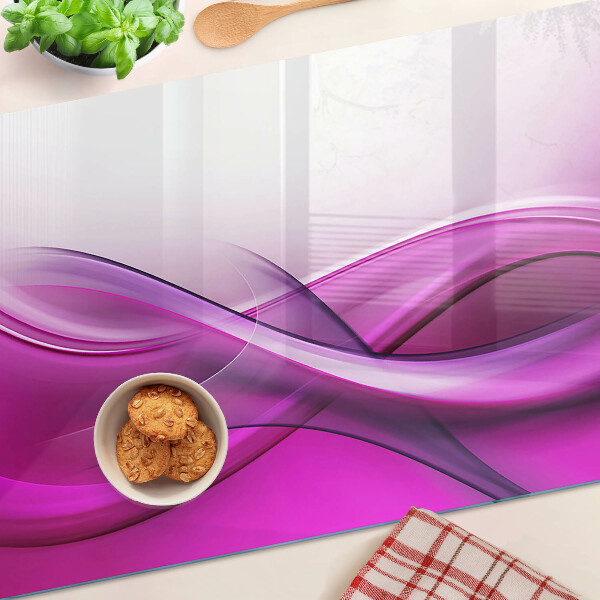 Tabla de cocina Ondas en tonos rosa