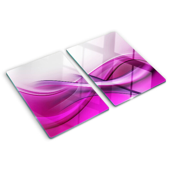 Tabla de cocina Ondas en tonos rosa
