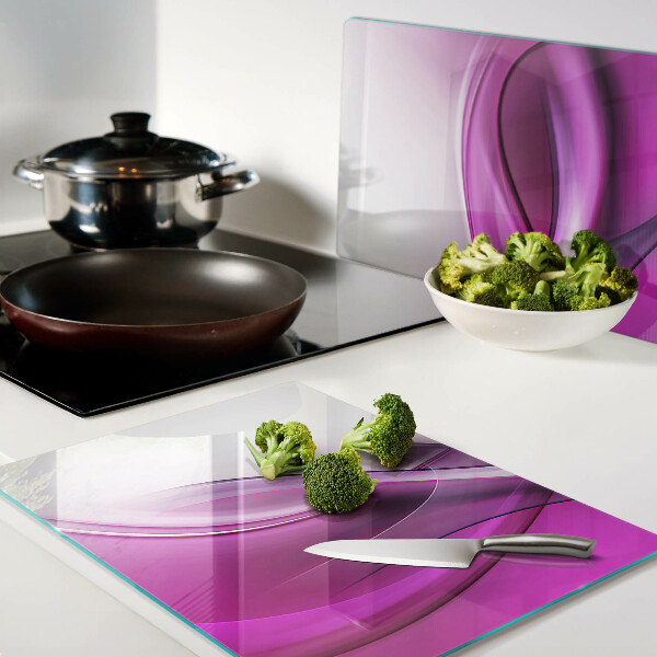 Tabla de cocina Ondas en tonos rosa