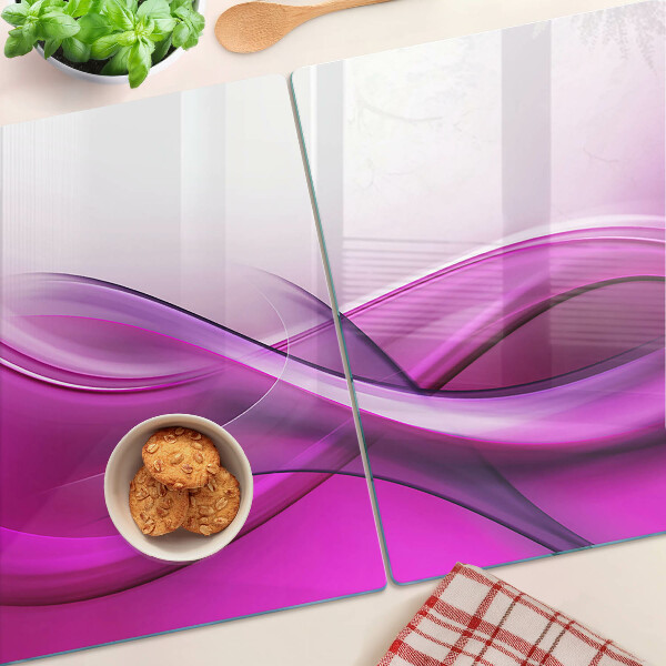 Tabla de cocina Ondas en tonos rosa