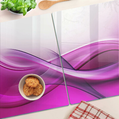 Tabla de cocina Ondas en tonos rosa