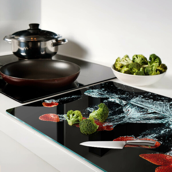 Tabla para cortar Fresas en agua