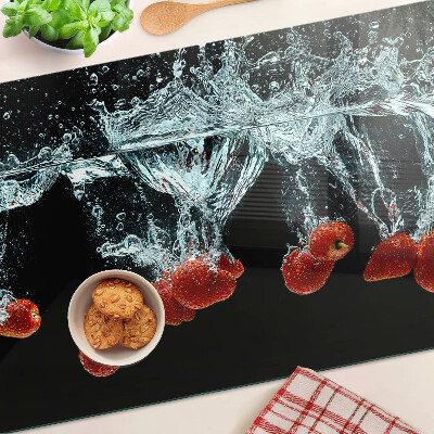 Tabla para cortar Fresas en agua