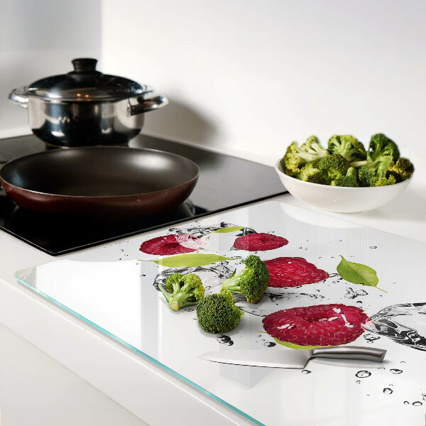 Tabla de cortar Fresas con hielo