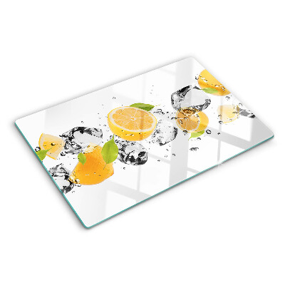 Tabla de cortar Limones con hielo