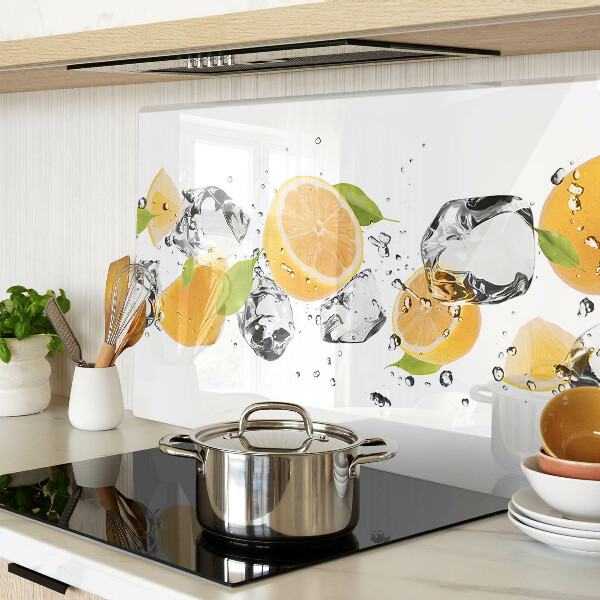 Tabla de cortar Limones con hielo