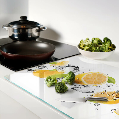 Tabla de cortar Limones con hielo