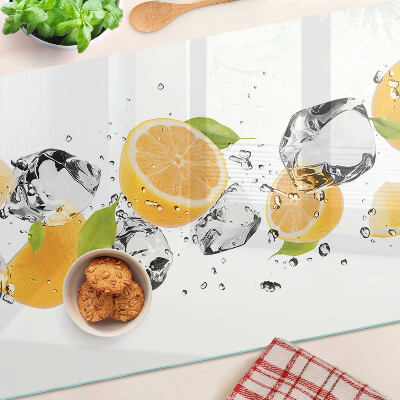 Tabla de cortar Limones con hielo