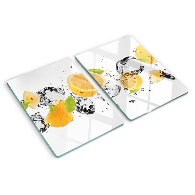 Tabla de cortar Limones con hielo