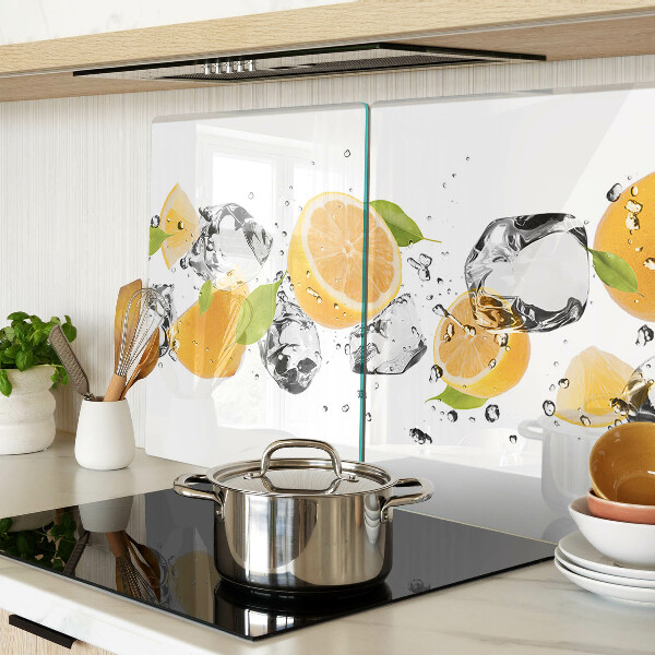 Tabla de cortar Limones con hielo