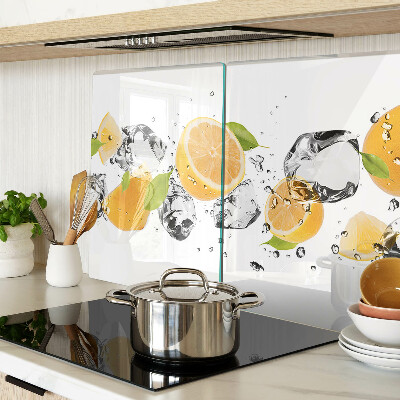 Tabla de cortar Limones con hielo