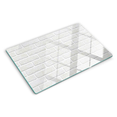 Deska kuchenna szklana Ceglana ściana