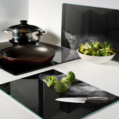 Tabla para cortar Lobo en tonos de gris