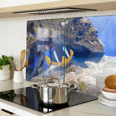 Tabla para cortar Peces en un arrecife de coral