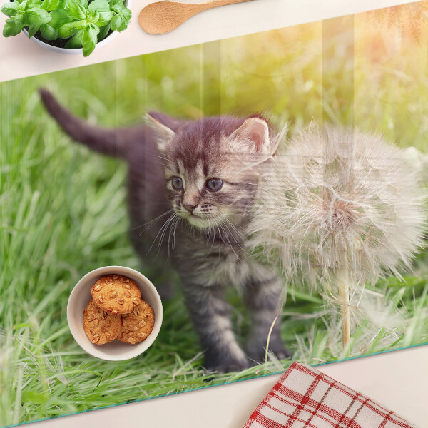 Tabla de cocina Gato en la hierba
