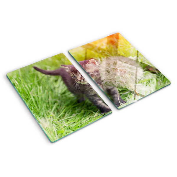 Tabla de cocina Gato en la hierba
