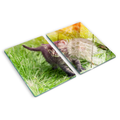 Tabla de cocina Gato en la hierba