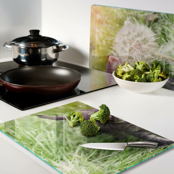 Tabla de cocina Gato en la hierba