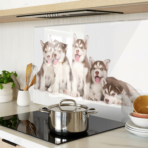 Tabla de cortar Cachorros de husky