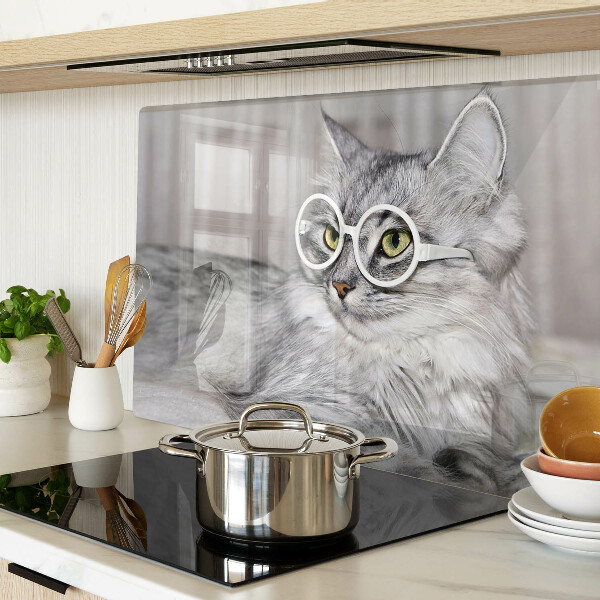 Tabla para cortar Gato con gafas