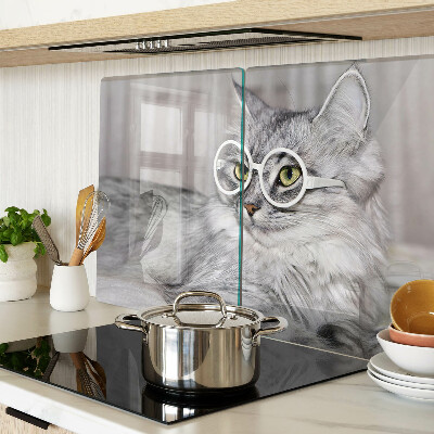 Tabla para cortar Gato con gafas