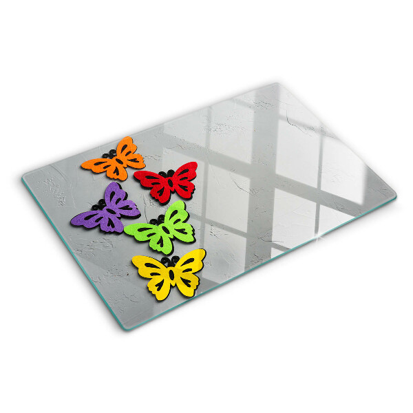 Tabla de cortar Motivo de mariposas coloridas