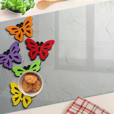 Tabla de cortar Motivo de mariposas coloridas