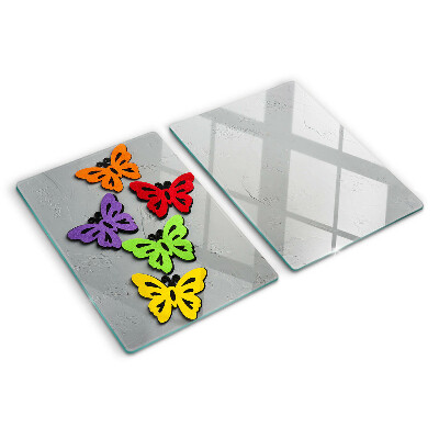 Tabla de cortar Motivo de mariposas coloridas