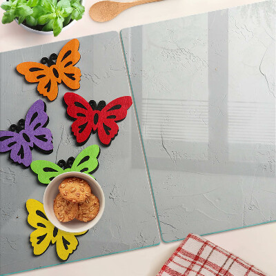 Tabla de cortar Motivo de mariposas coloridas