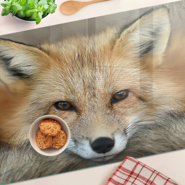 Tabla para cortar Zorro rojo joven