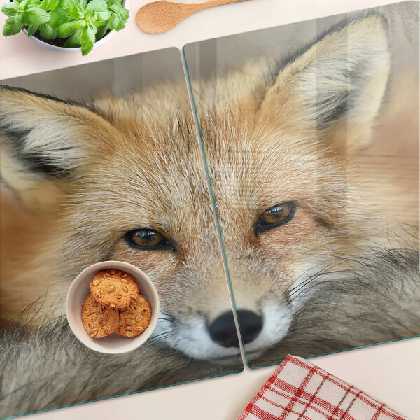 Tabla para cortar Zorro rojo joven