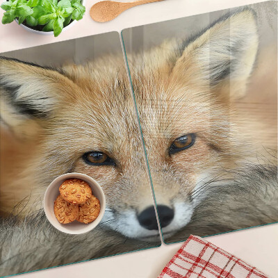 Tabla para cortar Zorro rojo joven