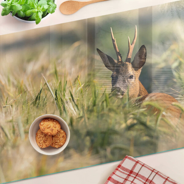 Deska kuchenna szklana Jelonek w polu