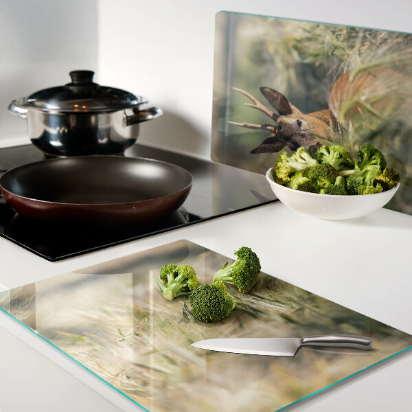 Deska kuchenna szklana Jelonek w polu